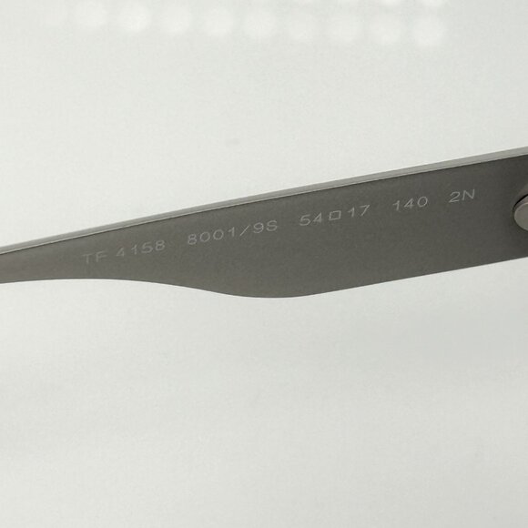 Tiffany & Co Sunglasses Silver Diamond Point Cats Eye Black Blue TF4158 8001/9S main image 8